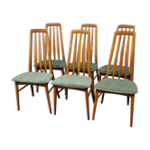 Ensemble vintage de chaises à manger en teck par Niels Koefoed pour Koefoed Hornslet