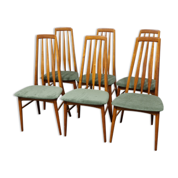 Ensemble vintage de chaises à manger en teck par Niels Koefoed pour Koefoed Hornslet
