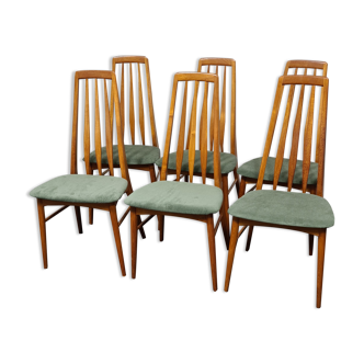 Ensemble vintage de chaises à manger en teck par Niels Koefoed pour Koefoed Hornslet