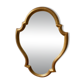 Miroir baroque en bois doré