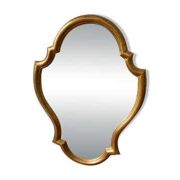 Miroir baroque en bois doré