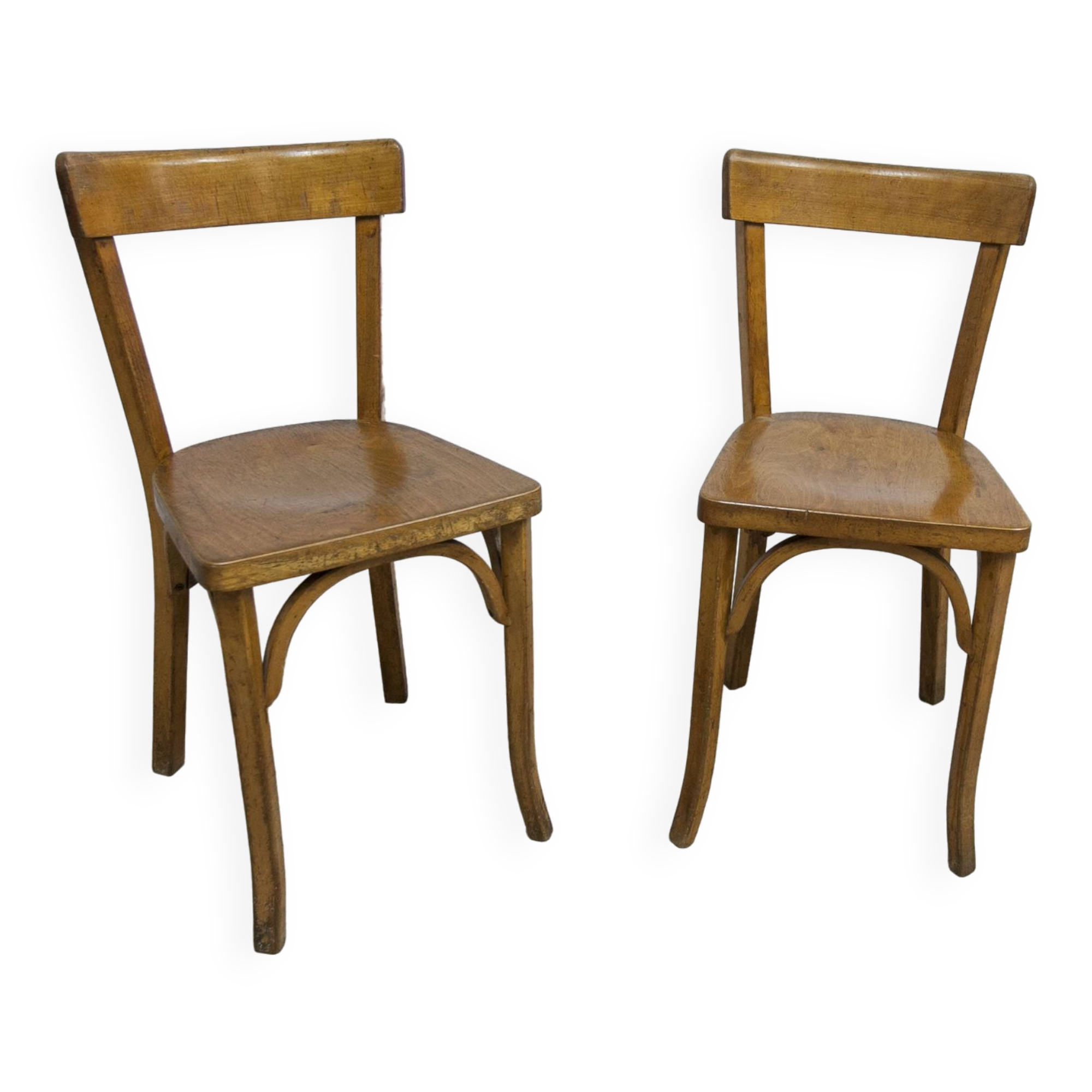 Pair of Baumann model 55 chairs from 1950