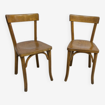 Paire de chaises Baumann modele 55 de 1950