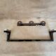 Porte serviette et porte peignoir de salle de bain vintage
