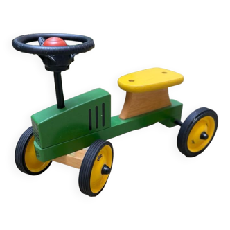 Wooden push walker, tractor model, Vilac brand