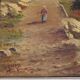 Old painting, landscape of the Calanques de Cassis, signed Alberti.