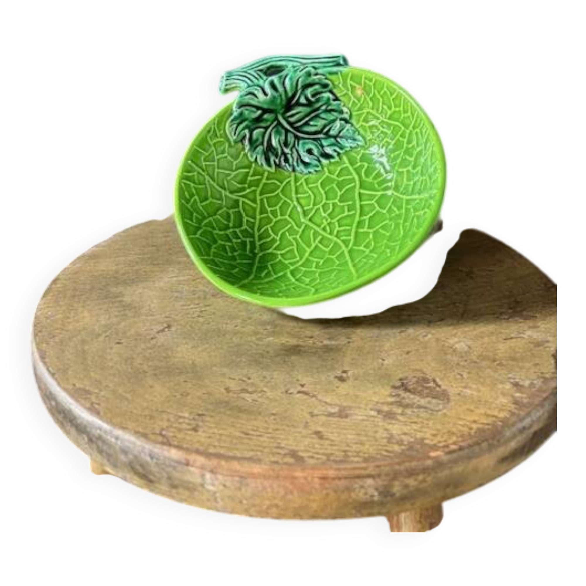 Earthenware Bowl with Barbotine Decor