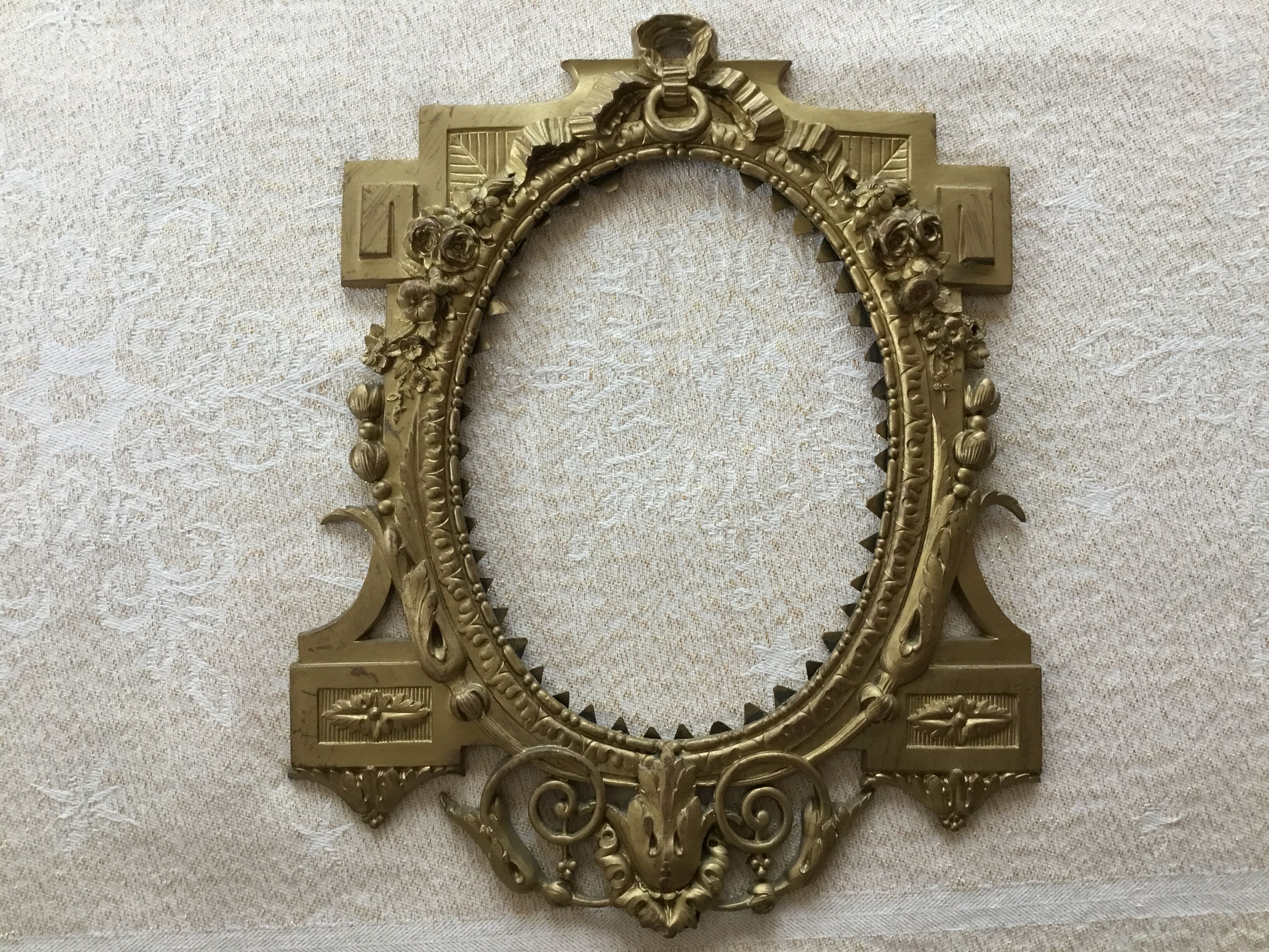 Two bronze frames