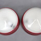 1970s Pair of Ceiling or Wall Light, Czechoslovakia