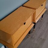 Set of 2 vintage bedside tables