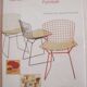 Tripod stool - Florence Knoll - Hairpin model 75 from the 1950s