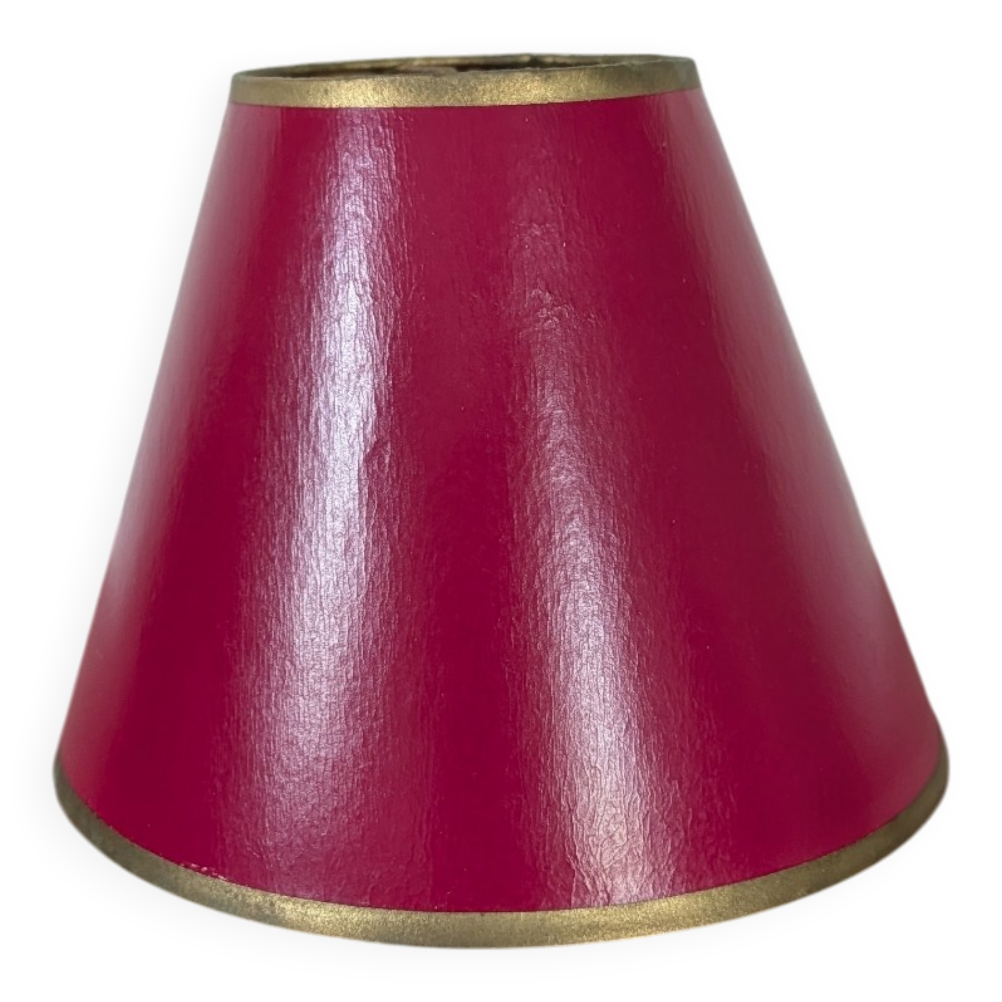 Abat-jour rouge opéra, années 60
