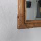 Pair of vintage bamboo and rattan mirrors