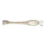 Silver-plated metal sugar or ice cube tongs, lion paws (ref 4)