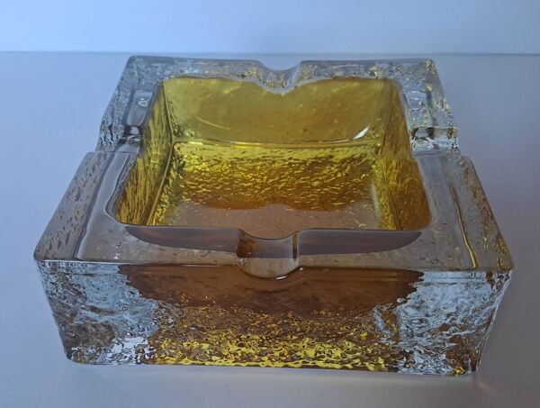 Cendrier en verre Murano Années 60