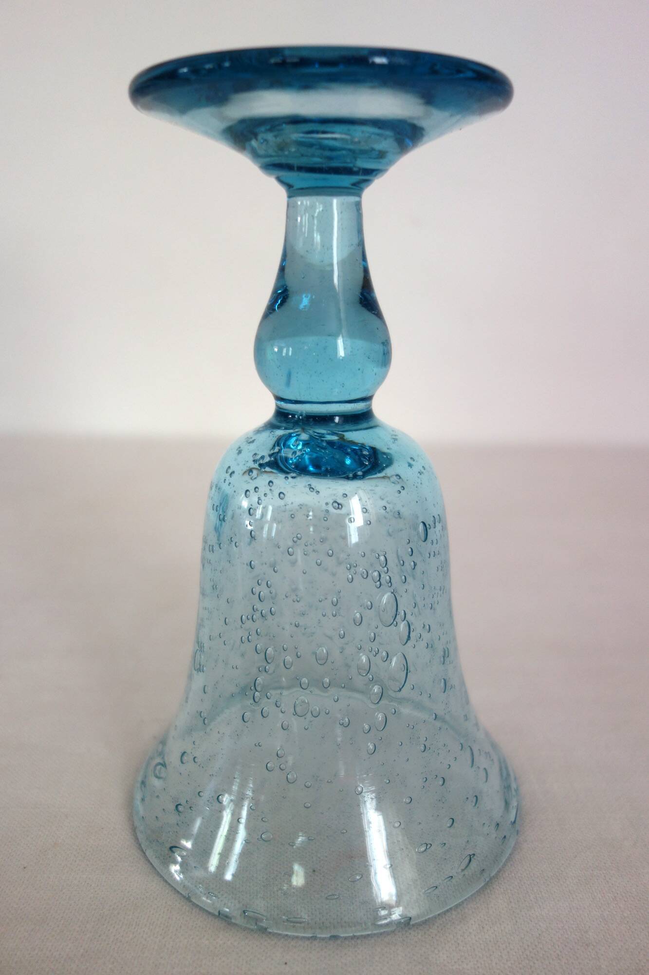 10 footed glasses from the biot glassworks in blown glass.