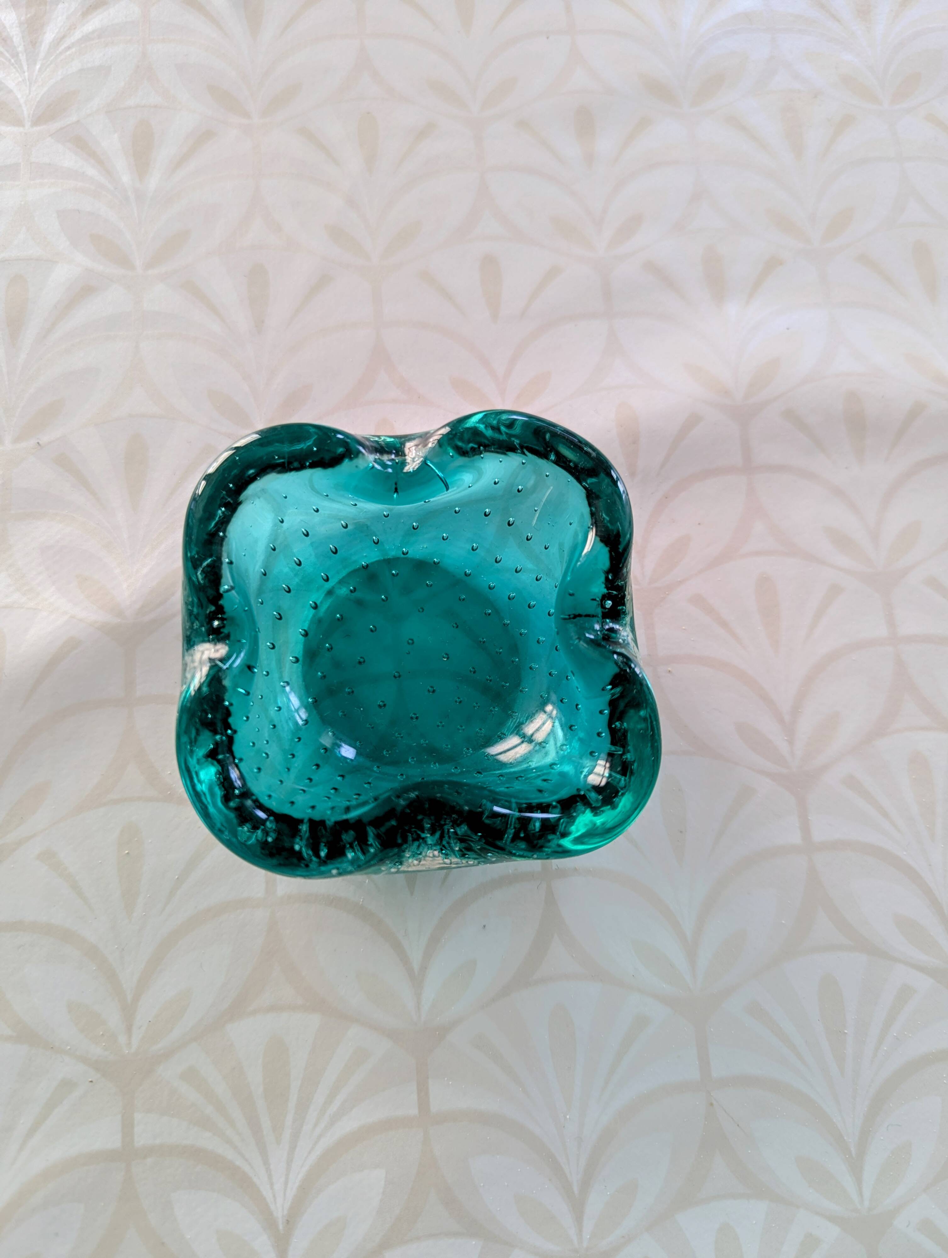 Murano ashtray pocket emptier