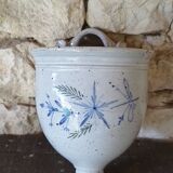Pot de fleur en grès Vintage