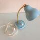 Sky blue / vintage casserole lamp 50s-60s