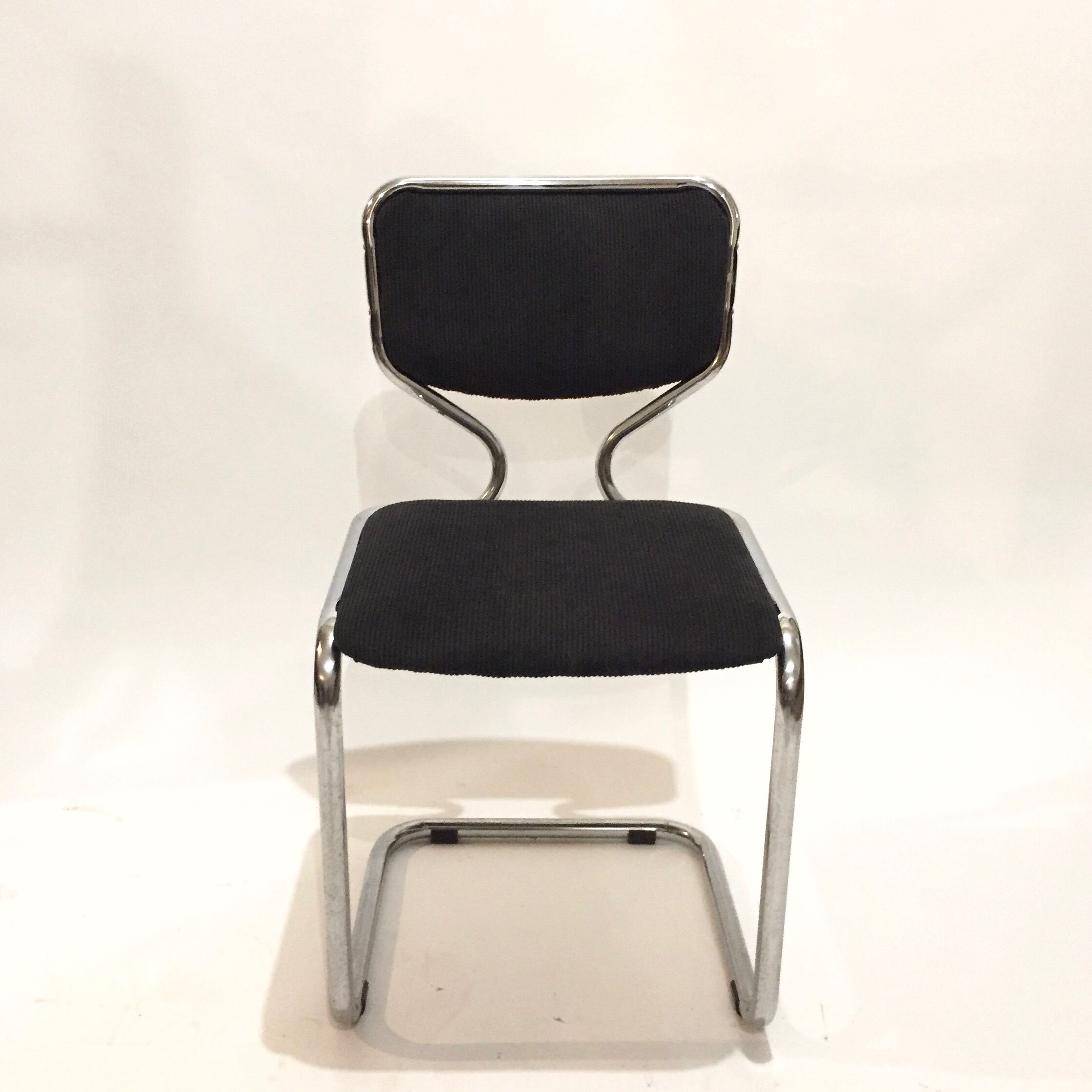 Pair of reupholstered 70s chairs