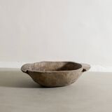 Antique Swedish Large Grey Wabi Sabi Wooden Tray, 1800s