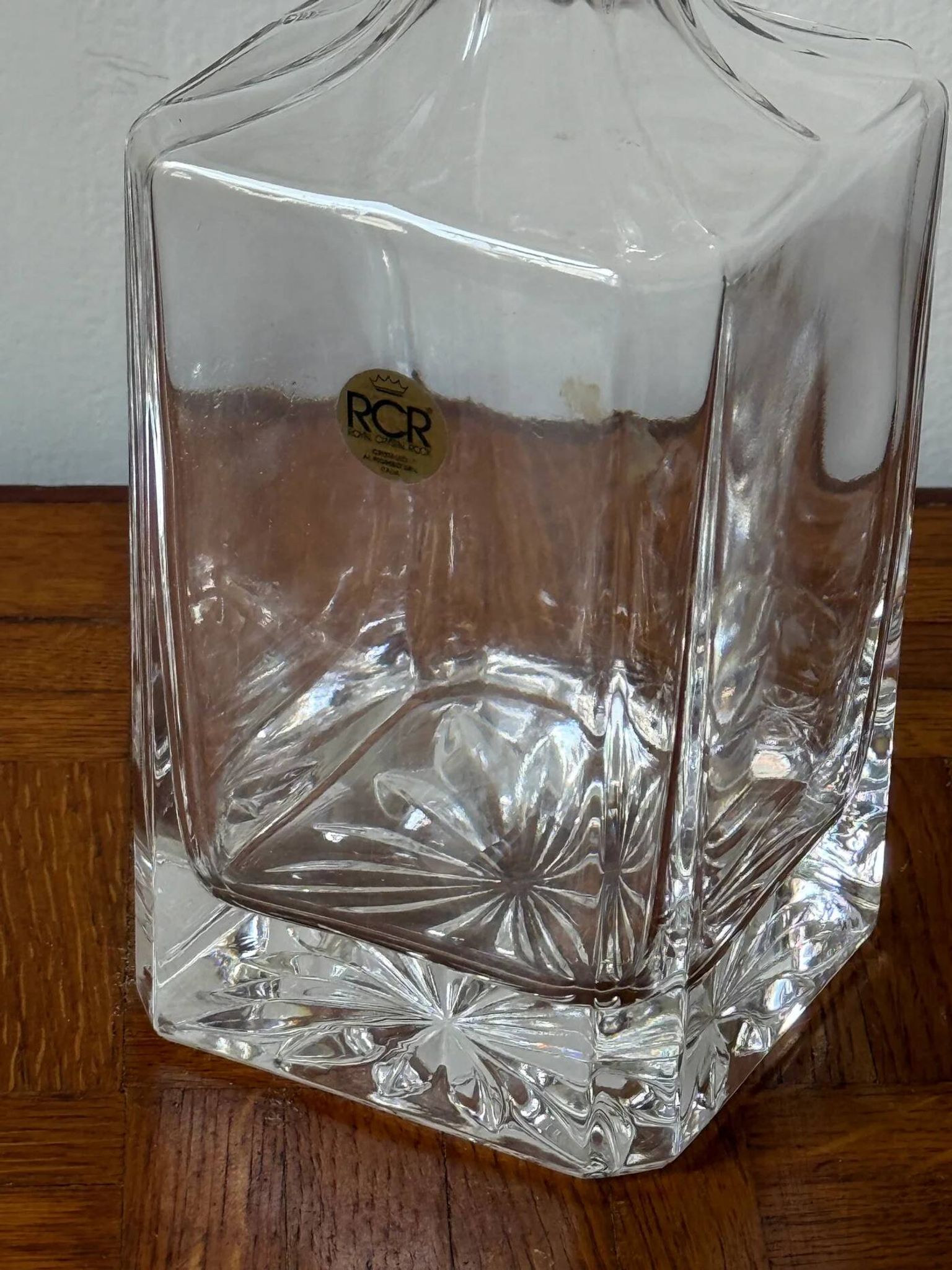 Crystal whisky decanter