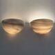 Set of 2 large Peil & Puzzler Carrara wall lamps sconce , 1970s