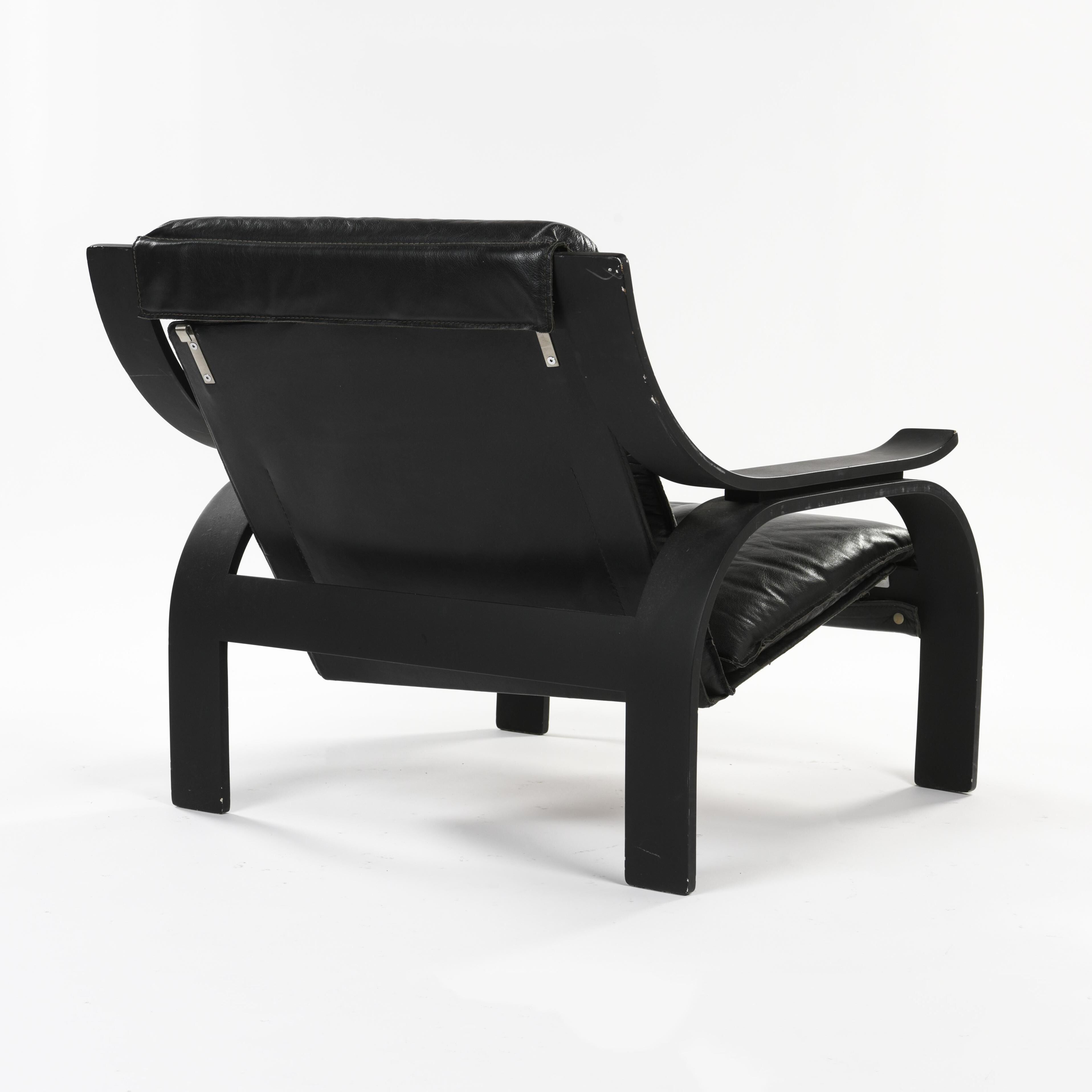 Woodline model armchair by Marco Zanuso, circa 1970