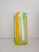Striped blown glass vase 1980s