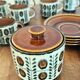 Boch La Louvière coffee service series Noix – 18 pieces – 8 people