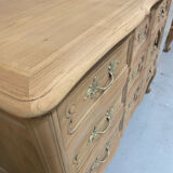 Commode Louis XV en bois brut