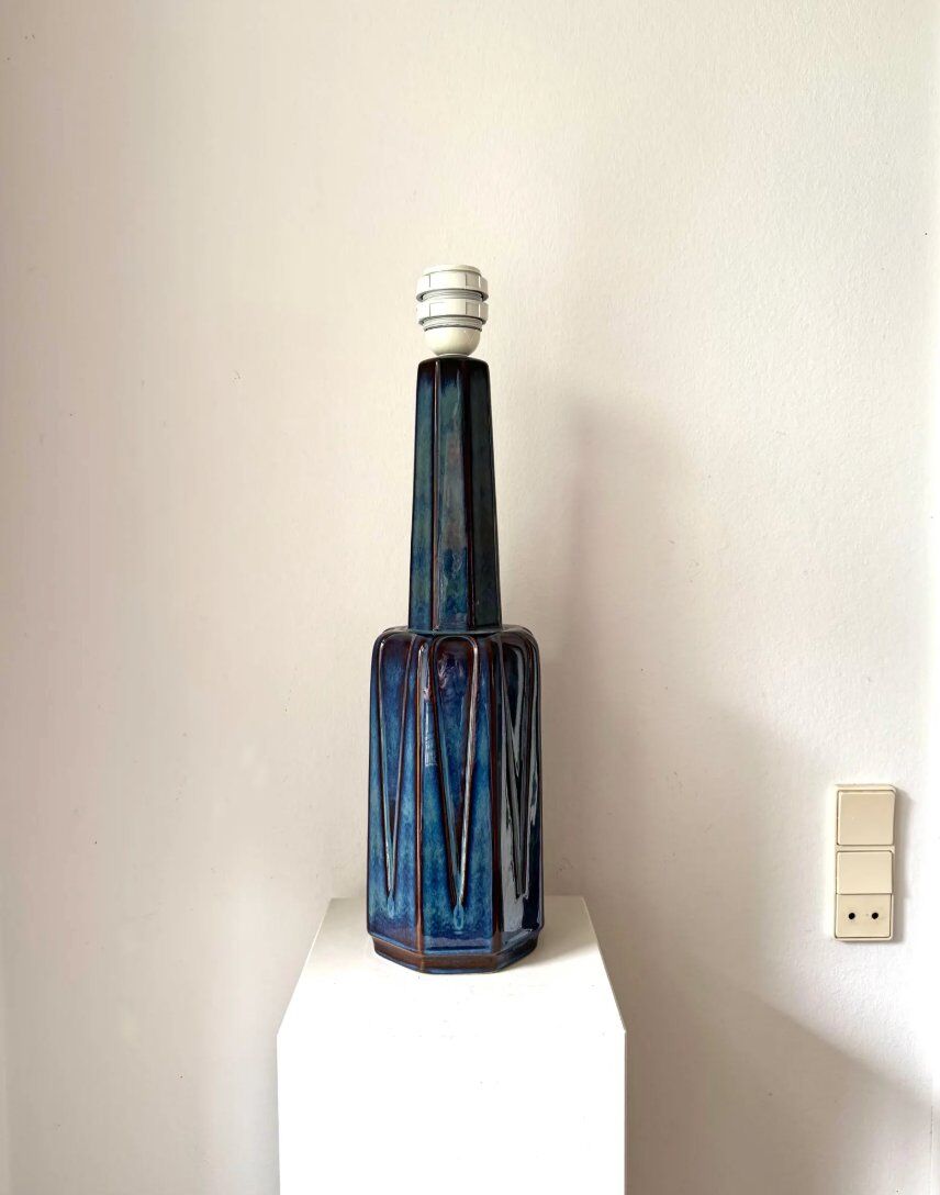 Stoneware lamp by Einar Johansen for Søholm, Denmark, 1960s