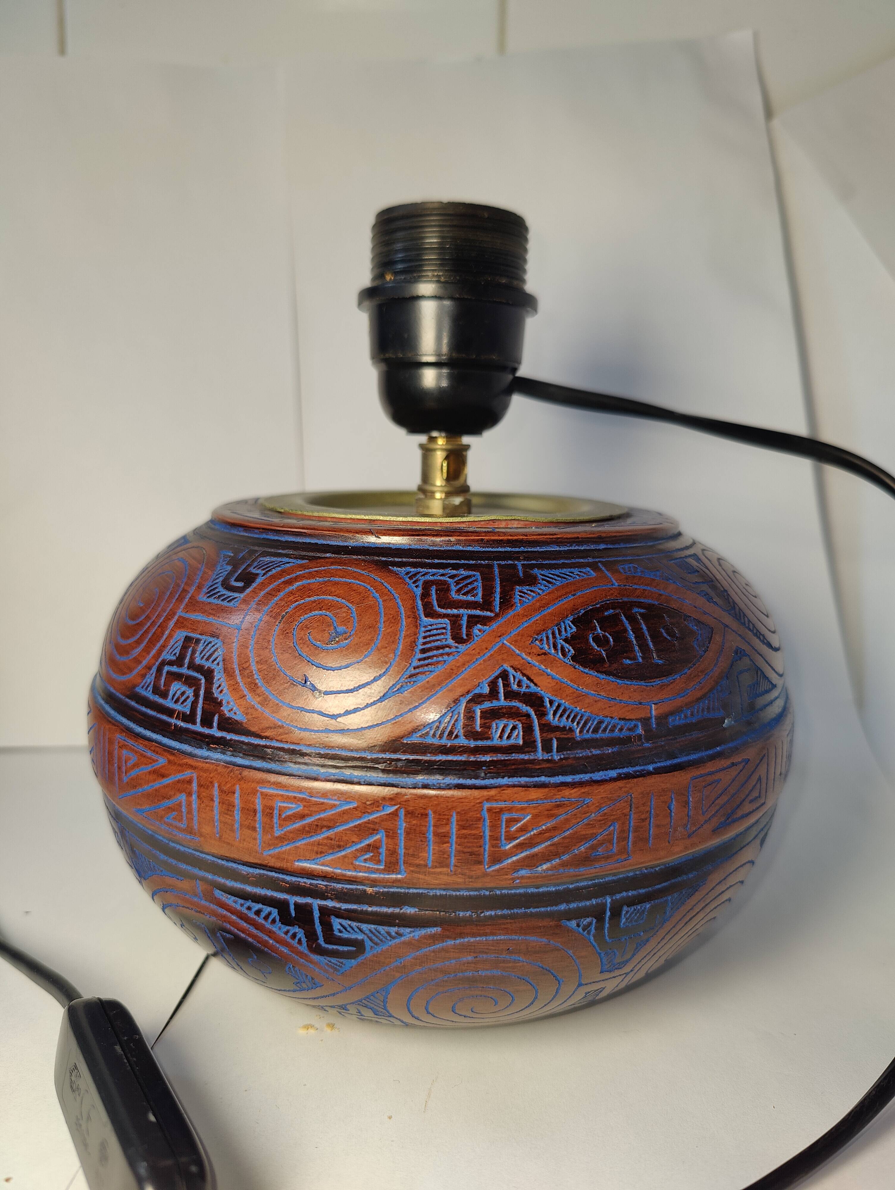 Lampe terre cuite de Marivaldo Brazil