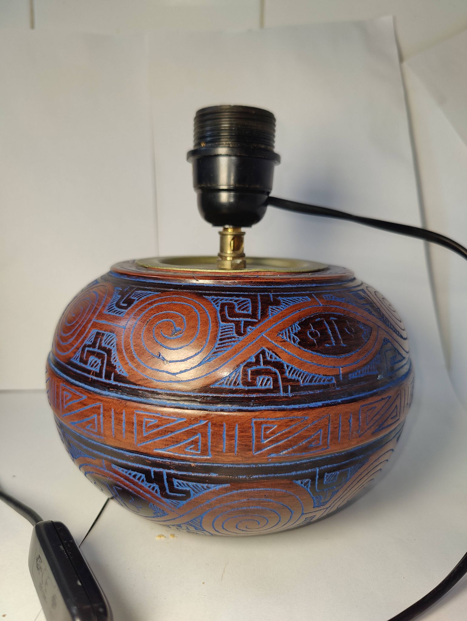 Lampe terre cuite de Marivaldo Brazil