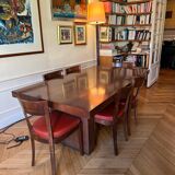 Lot table à manger hugues chevalier tamara  + 6 chaises