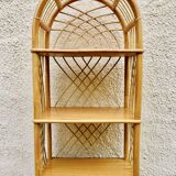 Rattan shelf