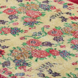 Anatolian handmade vintage rug 205 cm x 116 cm