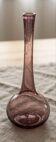 Vintage bubble glass soliflore vase in Biot style – Purple / Amethyst