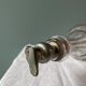 Old decanter nineteenth "Fine-Champagne" in blown glass