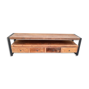 Meuble télé en bois