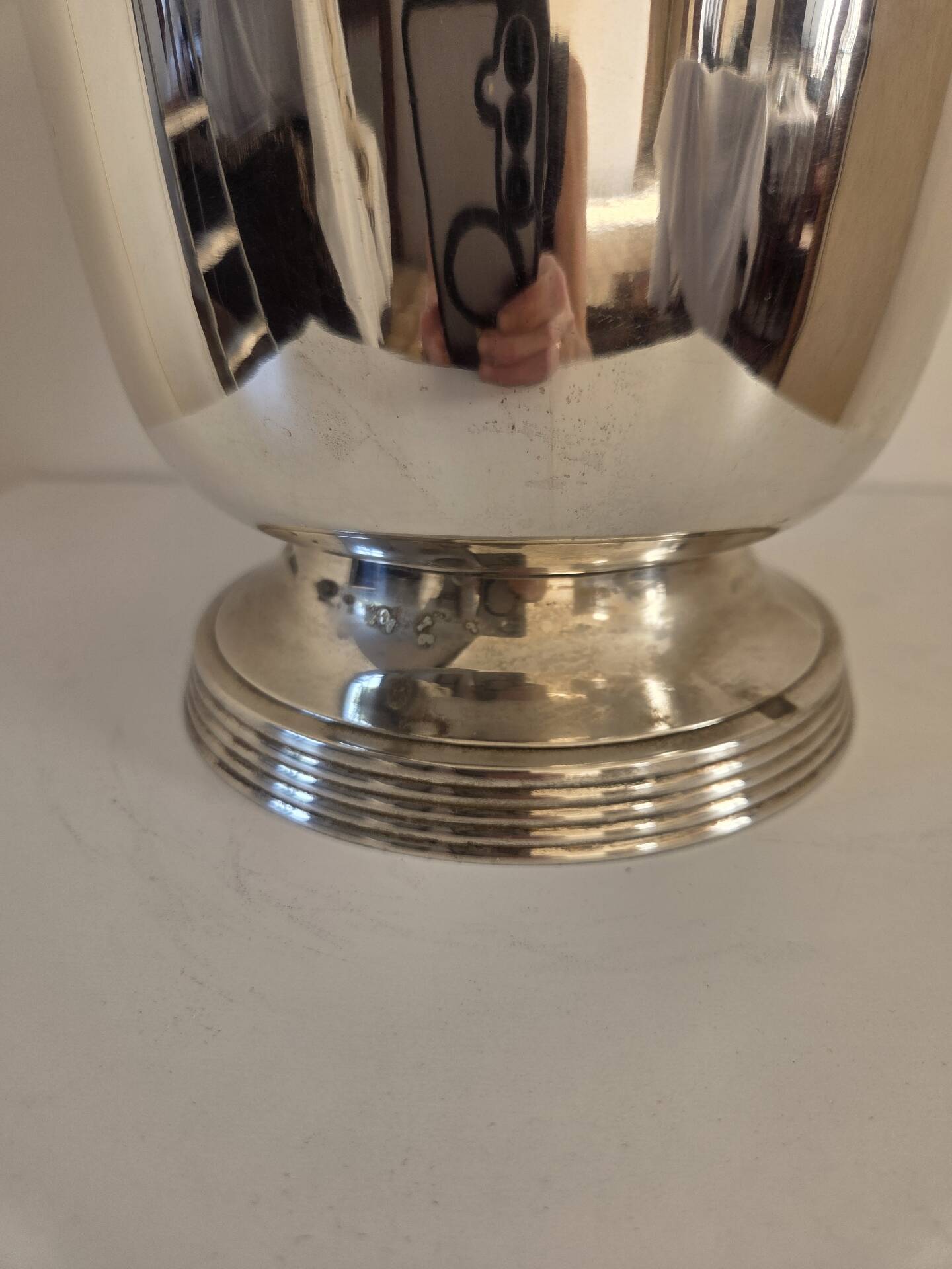 Silver-plated champagne bucket