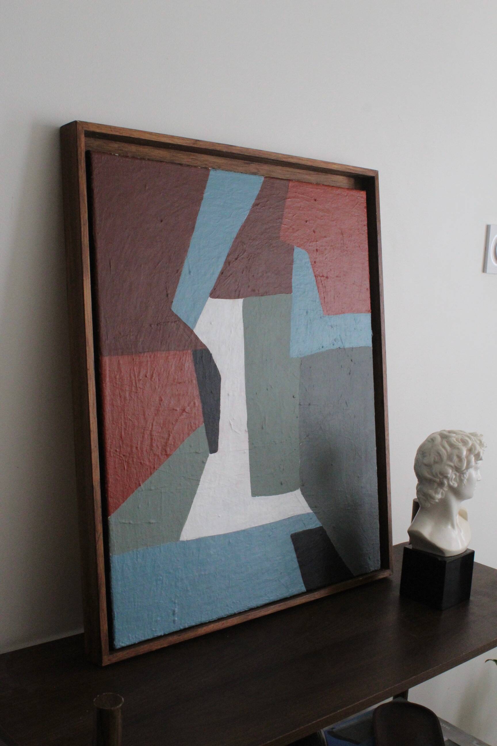 Contemporary abstract "Fragment of stillness" by Bodasca