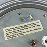 60s 70s ceiling lamp Plafoniere Ice Glass Doria Germany Space Age Design