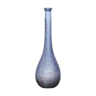 Bouteille Empoli violette en verre, années 60