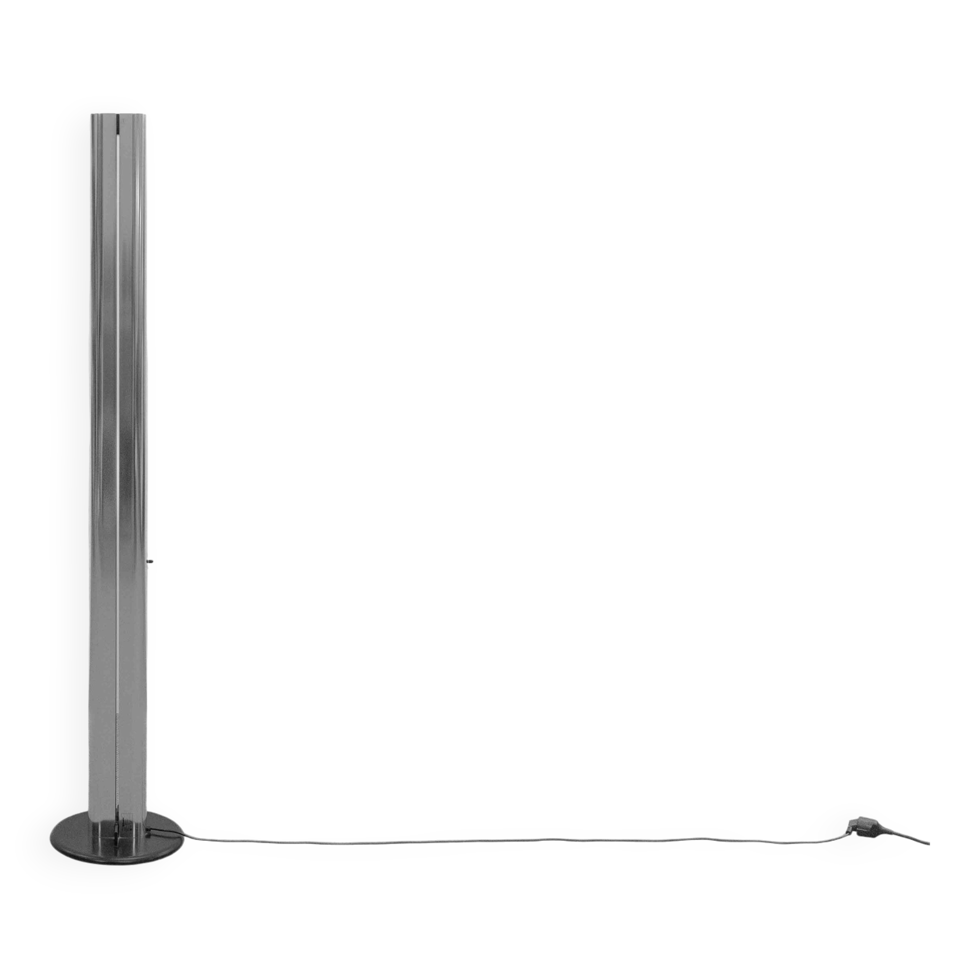 Megaron Terra Floorlamp in chrome by Gianfranco Frattini for Artemide