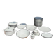 German porcelain service Winterling Marktleuthen Bavaria white