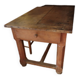 Table de ferme en merisier – xixe siècle
