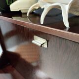 Vintage Walnut Bookshelf and Secretaire by Claudio Salocchi for Sormani, Italy