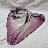 Corbeille à fruits Cristal mauve 1970