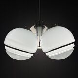 Large Italian globe pendant lamp by Gino Sarfatti, 1960s.